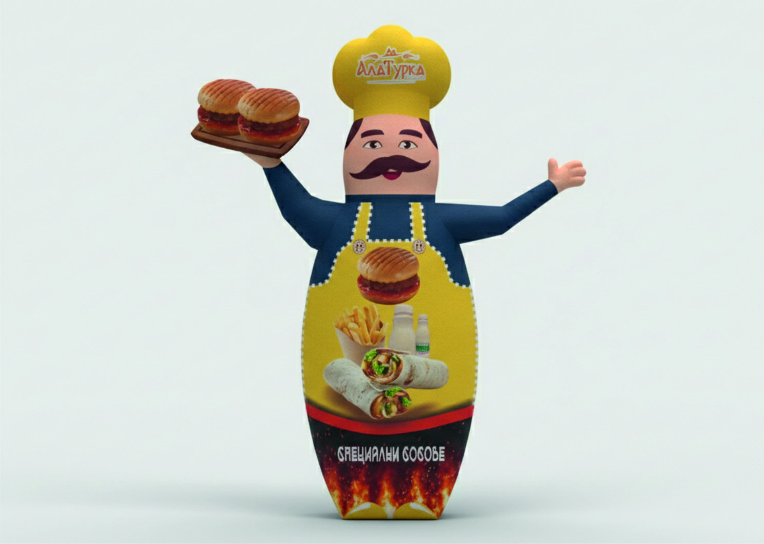 Restoran, kuaför, market gibi sektörler için özel tasarlanmış Gel Gel Balon modelleri