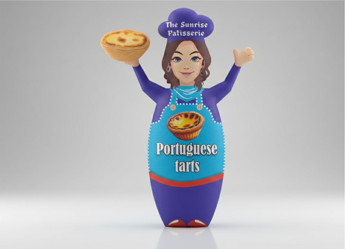 Pastaneler ve tatlıcılar için Gel Gel Balon tatlıcı modeli