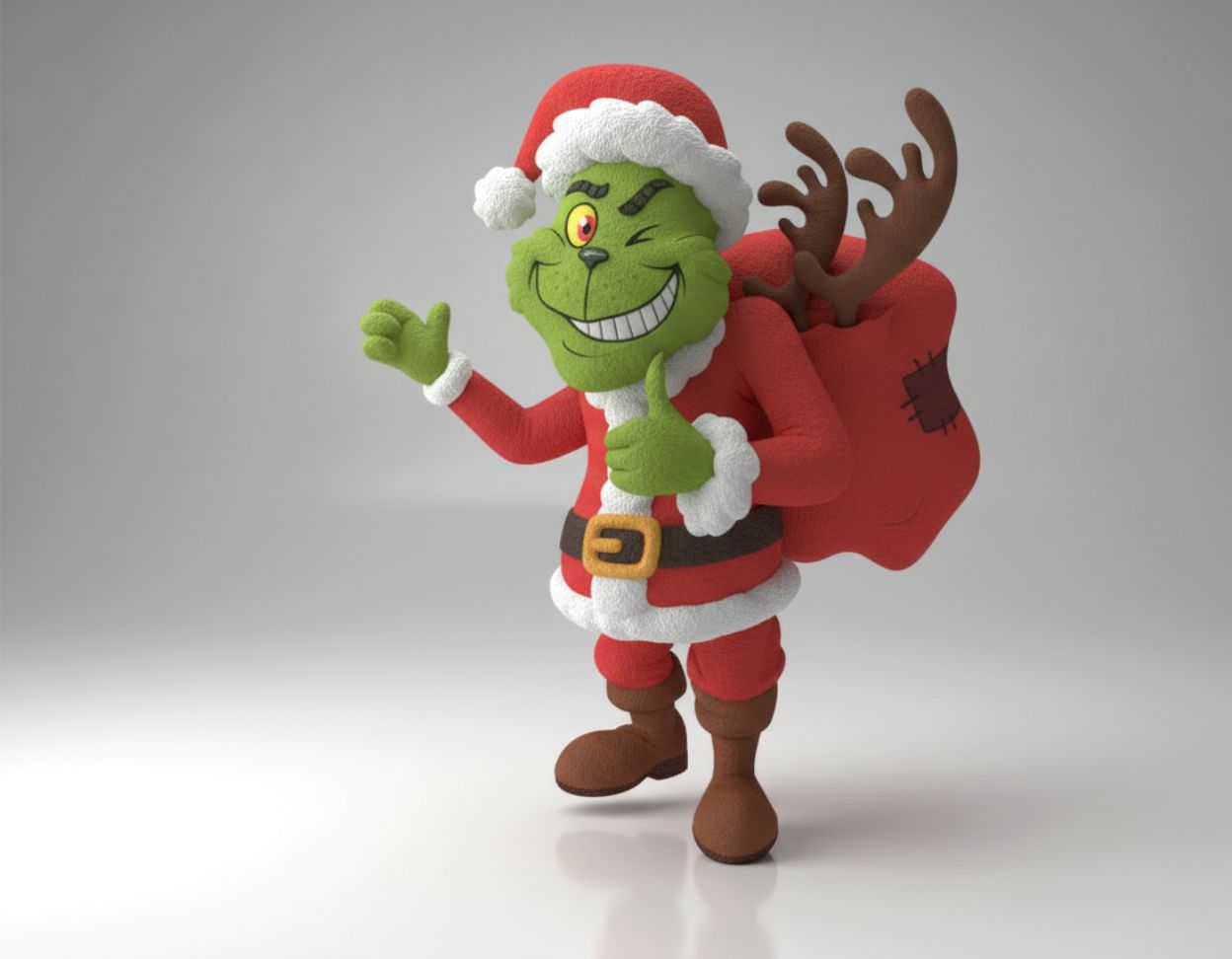 Yeni yıl konseptli eğlence mekanları iş yerleri için gel gel balon Noel modeli